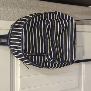 Striped backpack